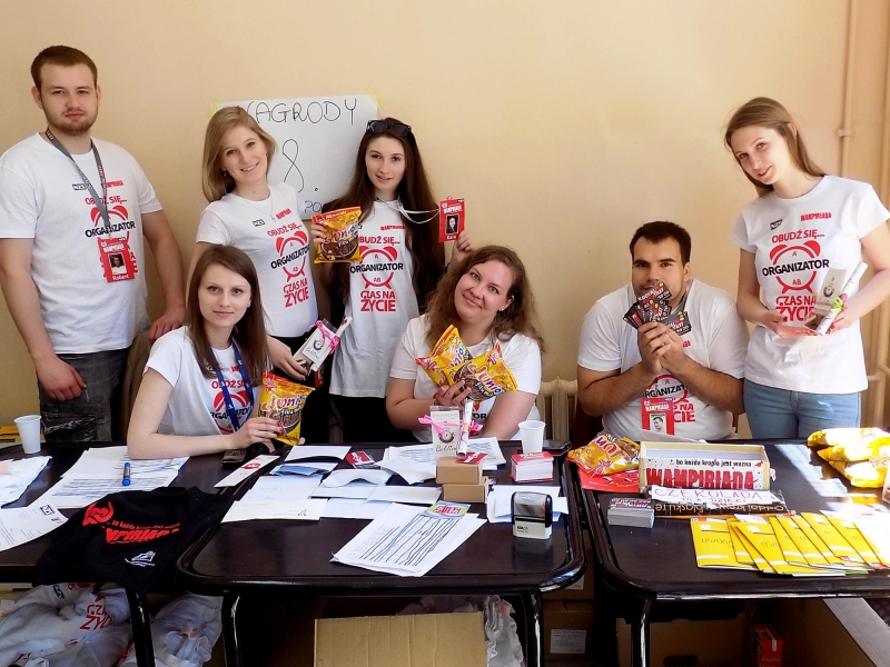 Wampiriada na Uniwersytecie Ekonomicznym  2015 /źródło: Wampiriada NZS UE/