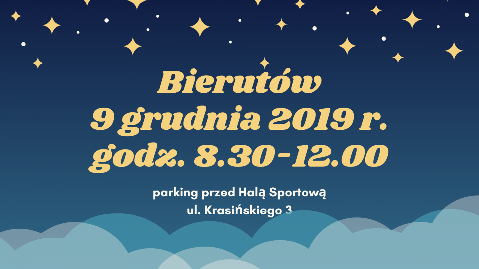 Zapraszamy na akcję krwiodawstwa do Bierutowa - 9.12.2019 r.