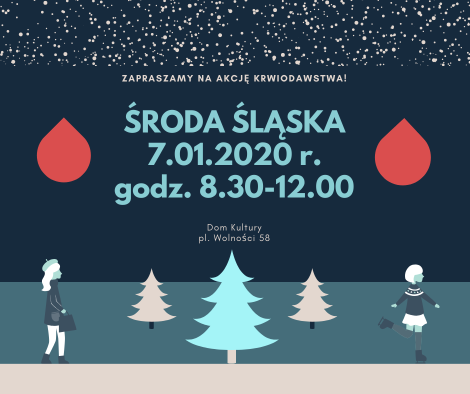Akcja krwiodawstwa w Środzie Śląskiej - 7.01.2020 r.