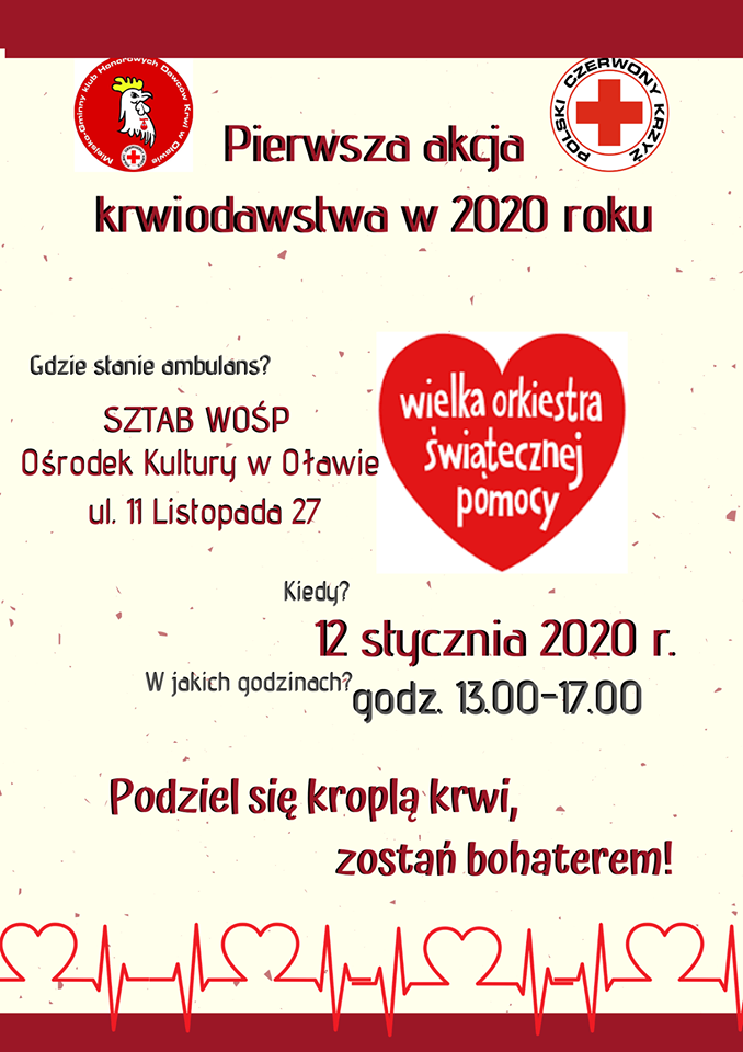 WOŚP w Oławie - 12.01.2020 r.