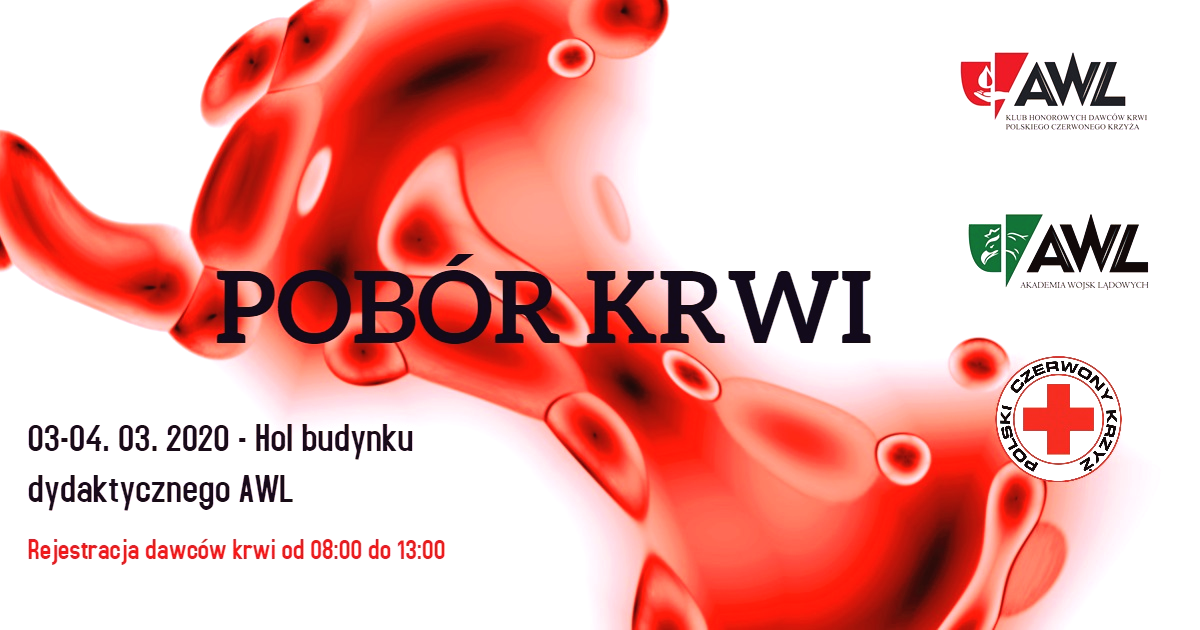 Klub HDK przy AWL we Wrocławiu zachęca do udziału w marcowych akcjach krwiodawstwa
