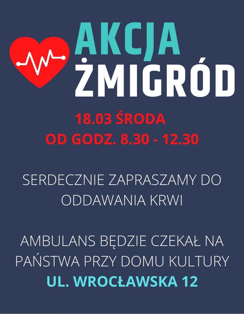 Akcja poboru krwi w Żmigrodzie