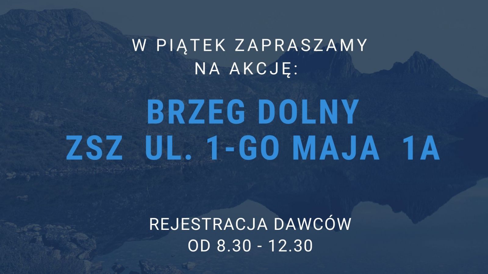 Zapraszamy na akcję w Brzegu Dolnym