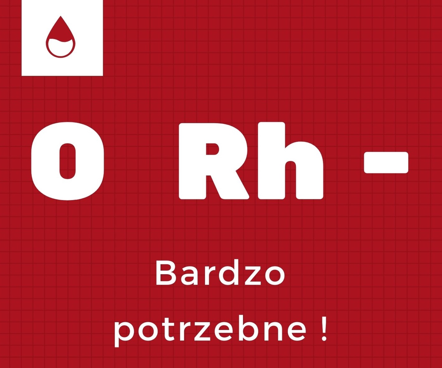 Duże braki O Rh-