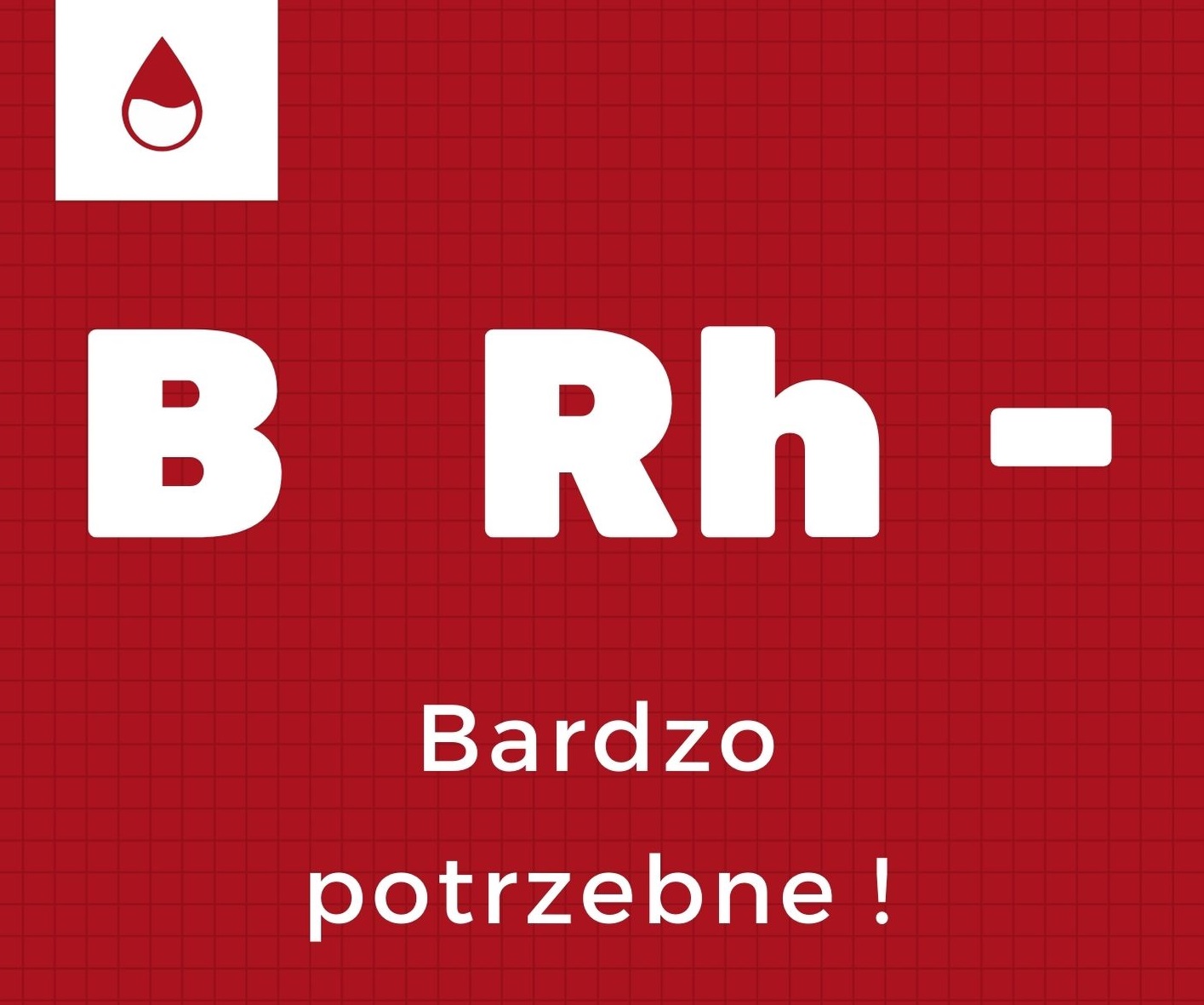 Wielu pacjentów czeka na grupę B Rh-
