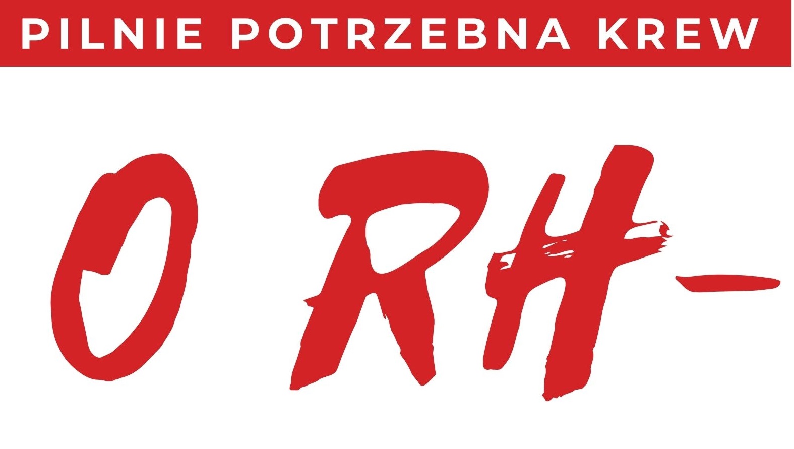 Pilnie potrzebna krew grup ujemnych
