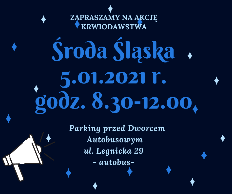 Akcja krwiodawstwa w Środzie Śląskiej - 05.01.2021 r.