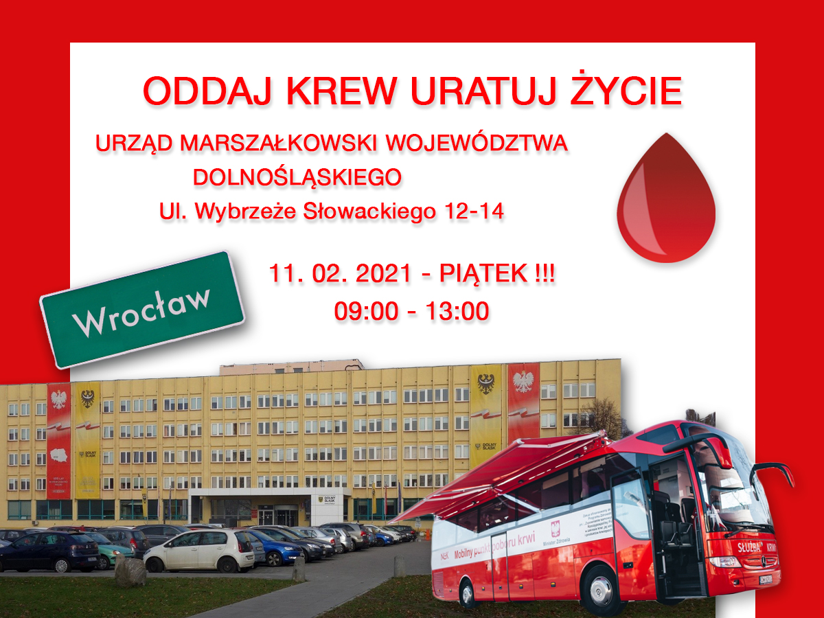 Zapraszamy na akcję krwiodawstwa