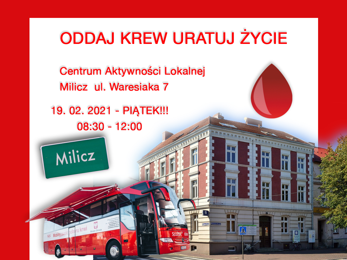 Akcja w Miliczu w najbliższy piątek
