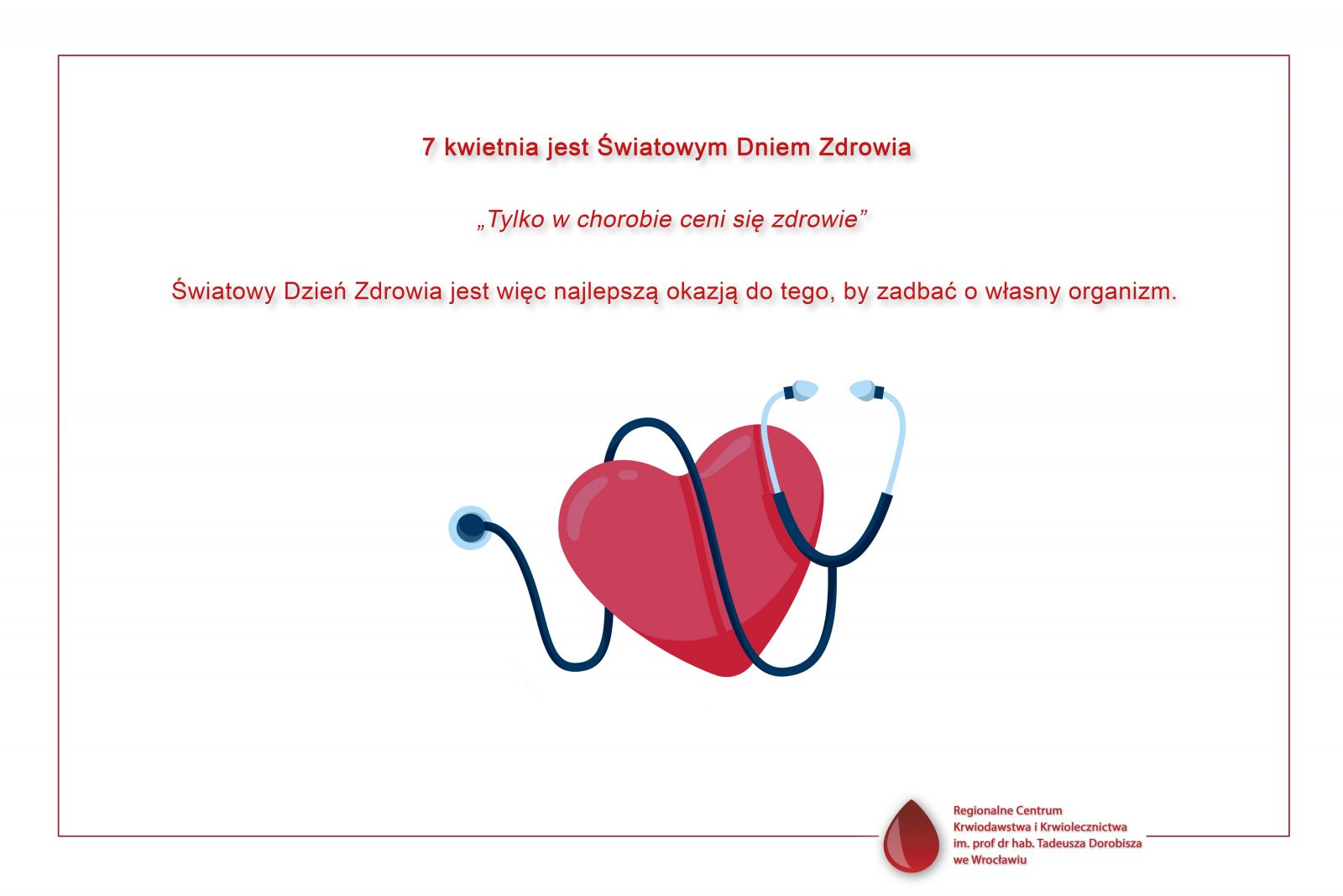 Światowy Dzień Zdrowia 2021