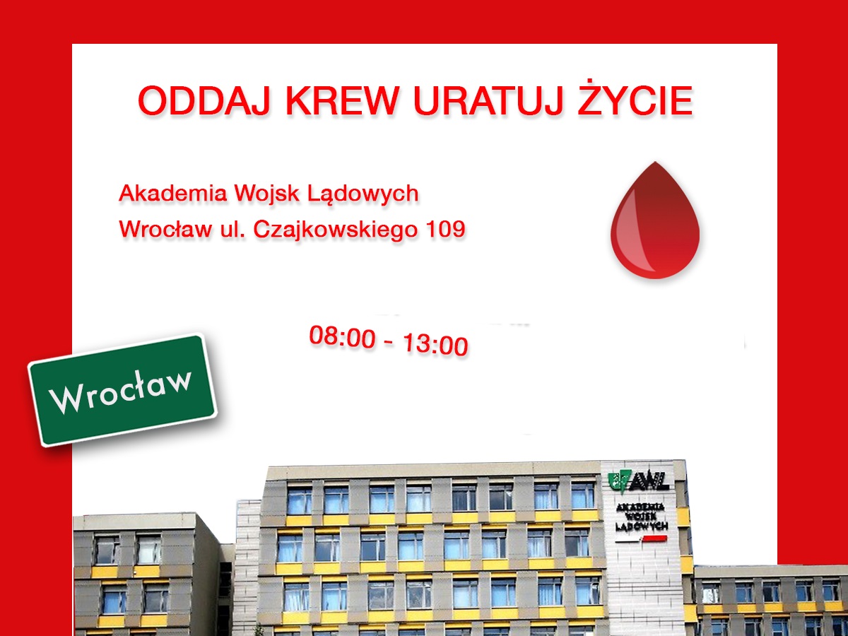 AWL Wrocław zaprasza do oddawania krwi