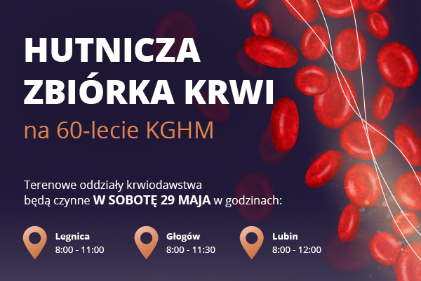 W najbliższą sobotę wszystkie nasze Terenowe Oddziały pobierają krew
