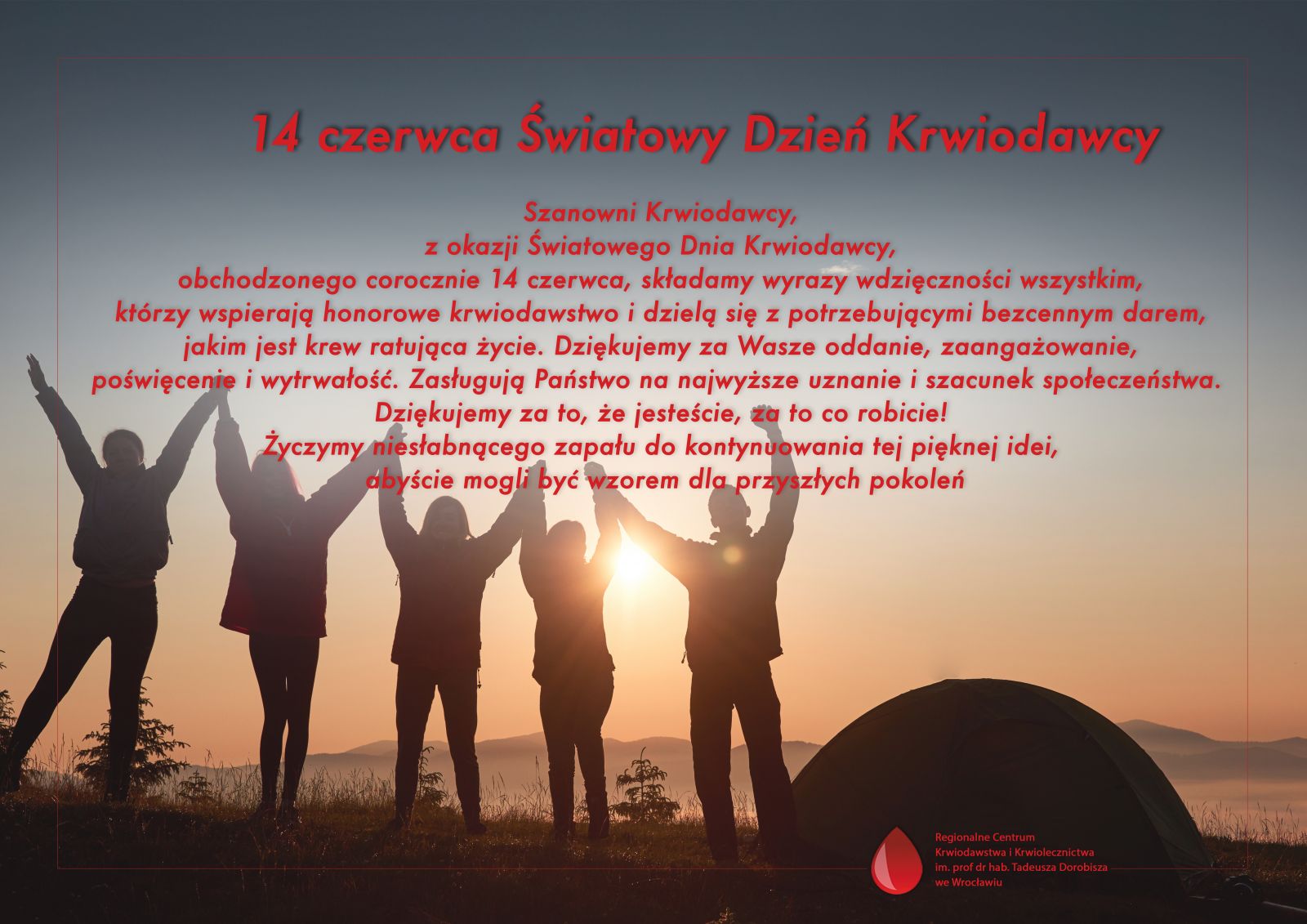 14 czerwca - Światowy Dzień Krwiodawcy