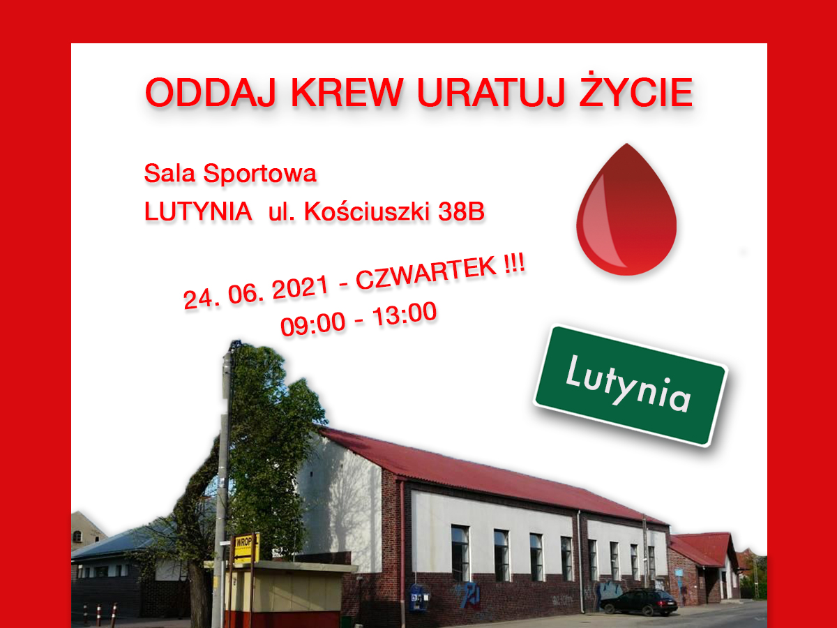 Akcja pobierania krwi w Lutyni