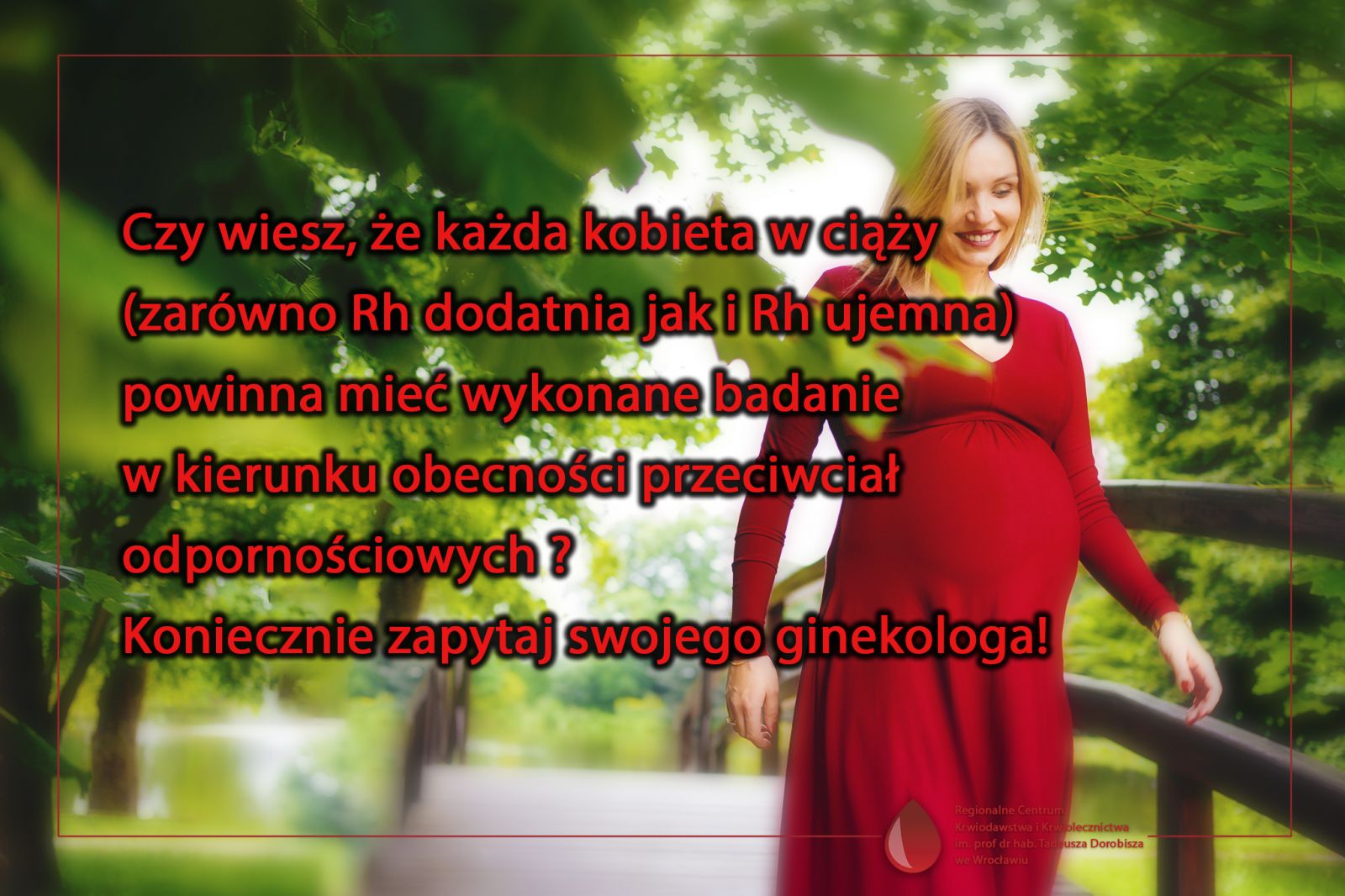 Ważna informacja dla kobiet w ciąży