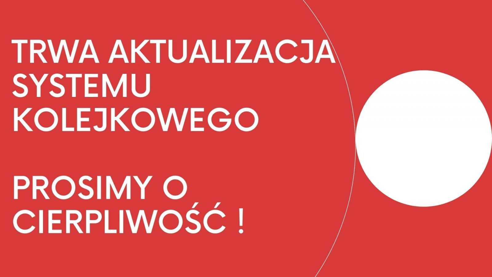 WAŻNY KOMUNIKAT