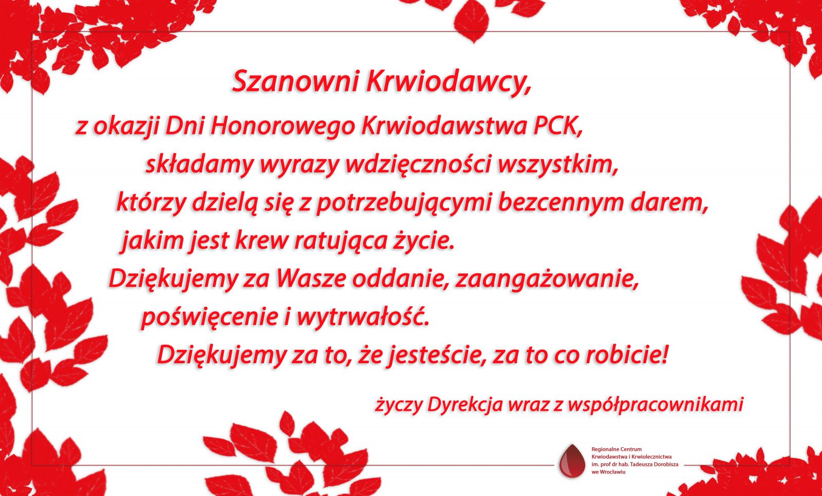 Zaczynamy Dni Honorowego Krwiodawstwa
