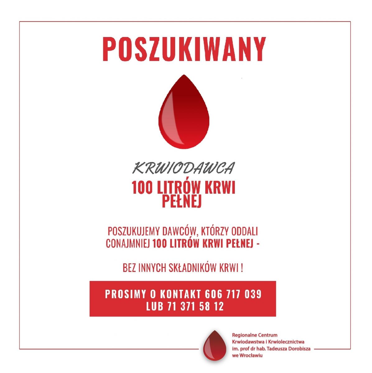 Poszukiwany Krwiodawca