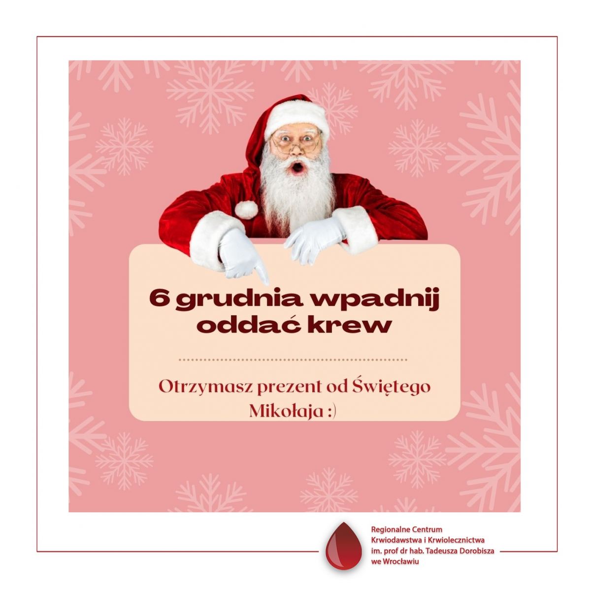 Oddaj krew 6 grudnia