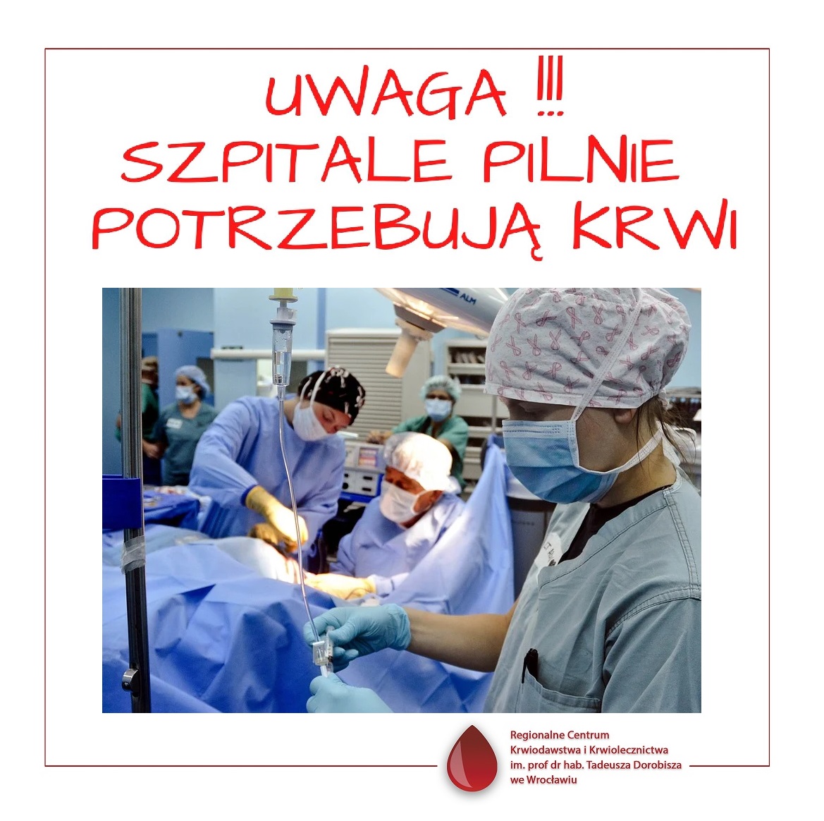 Prosimy o oddanie krwi przed wyjazdem na ferie zimowe
