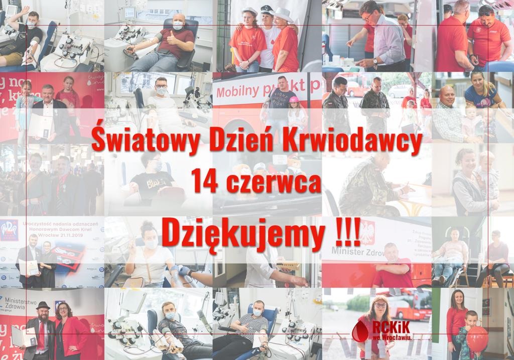 14 czerwca Światowy Dzień Krwiodawcy