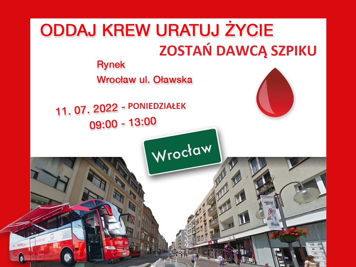 Akcja krwiodawstwa we Wrocławiu