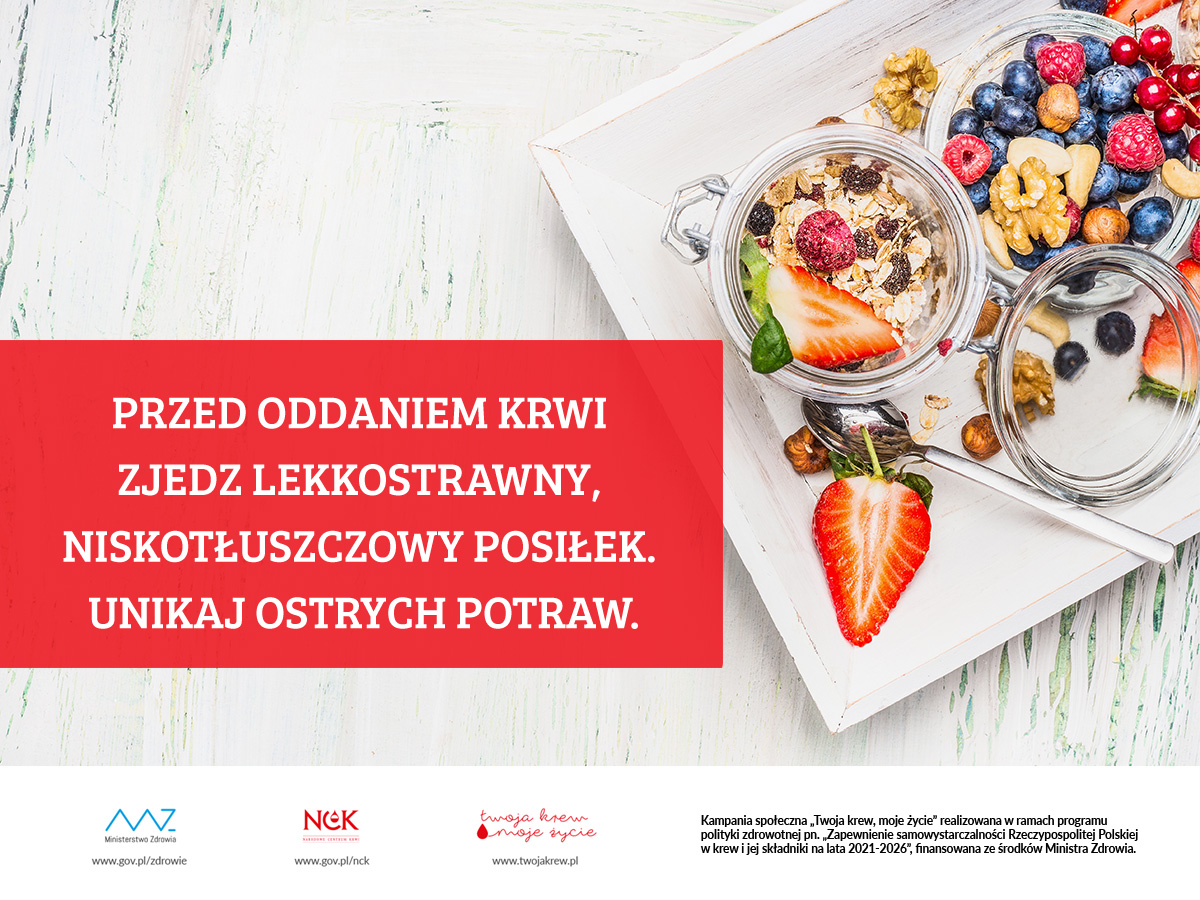Jak przygotować się do oddania krwi