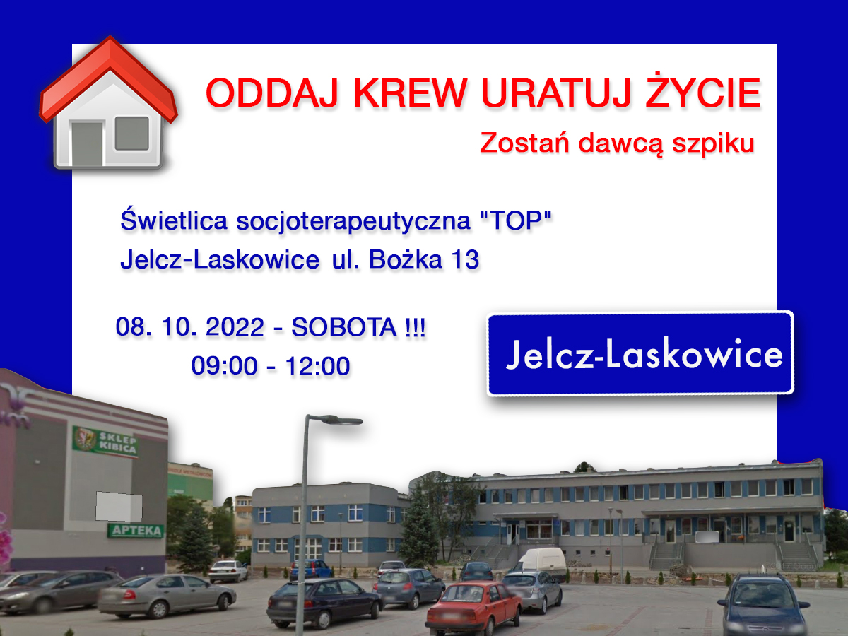 W sobotę zapraszamy na akcję do Jelcza-Laskowic