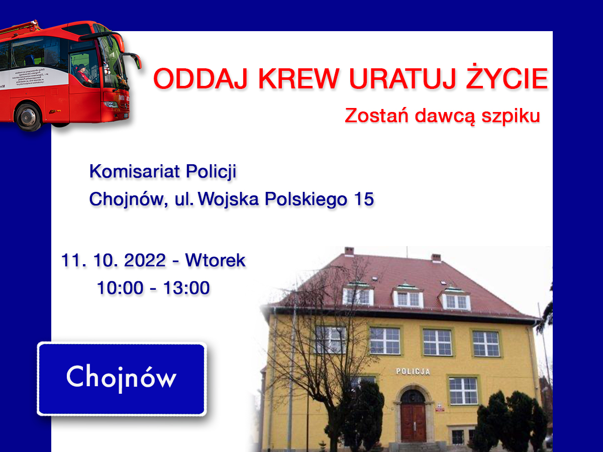 Dziś czekamy na Was w Chojnowie