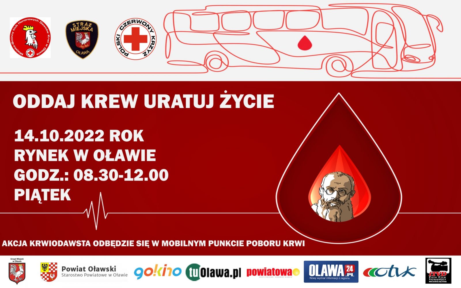 Klub HDK PCK w Oławie zaprasza do udziału w akcji krwiodawstwa