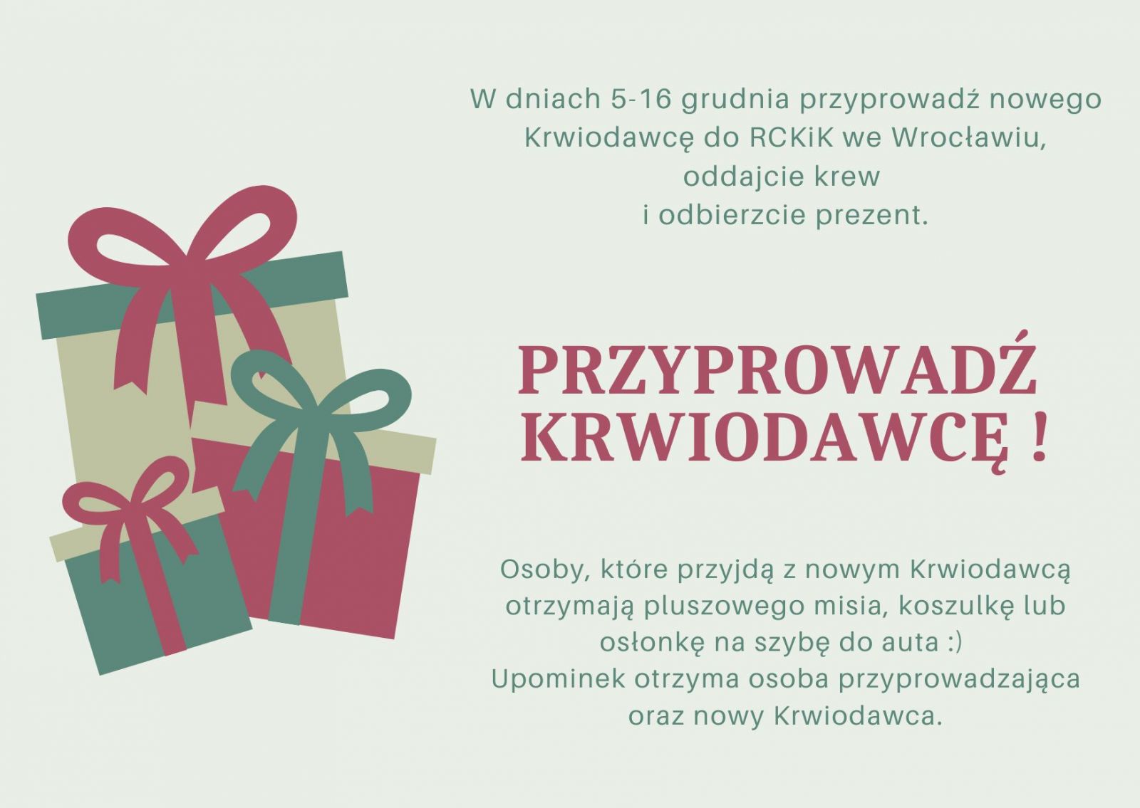 Przyprowadź Krwiodawcę
