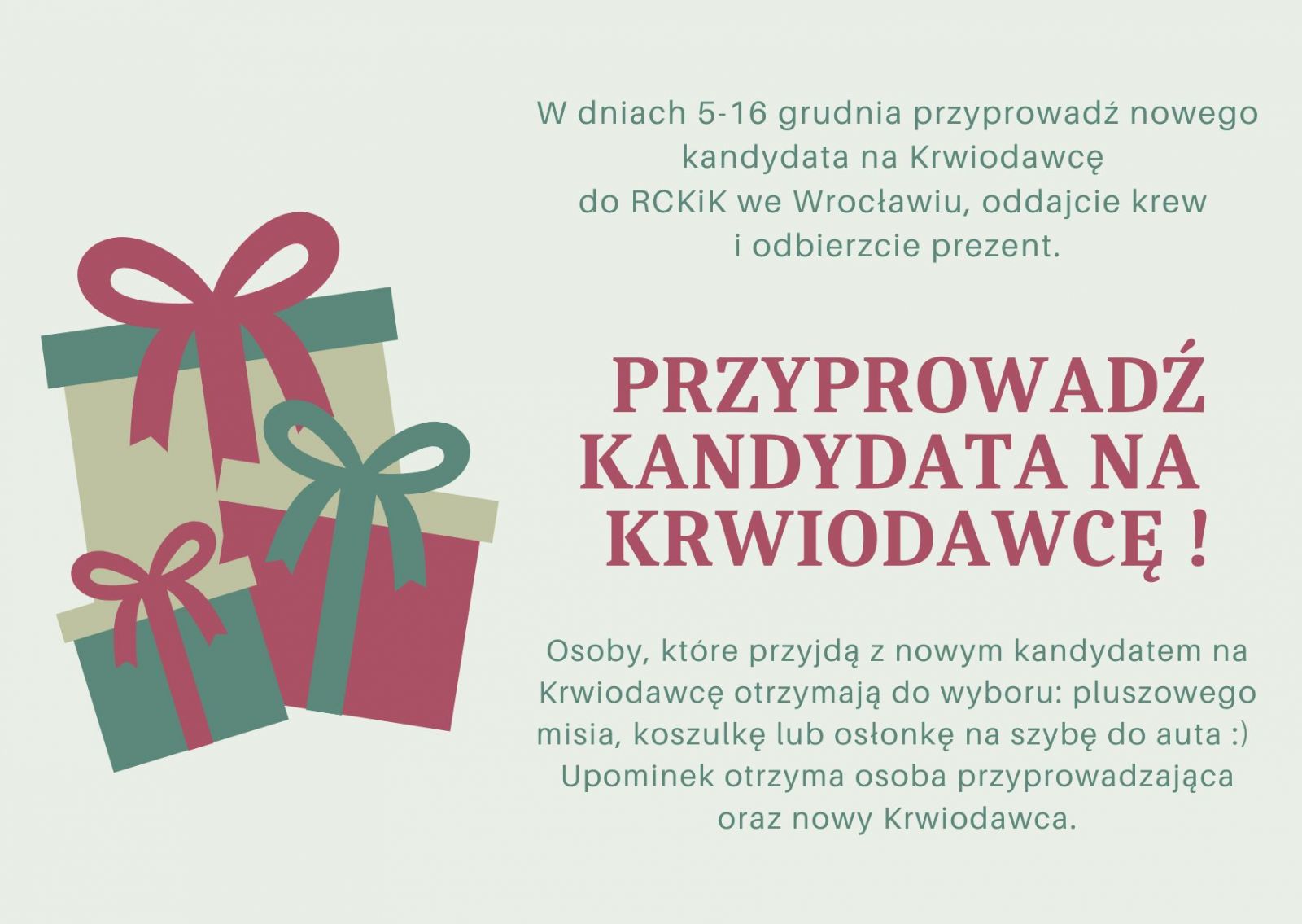 Przyprowadź Krwiodawcę