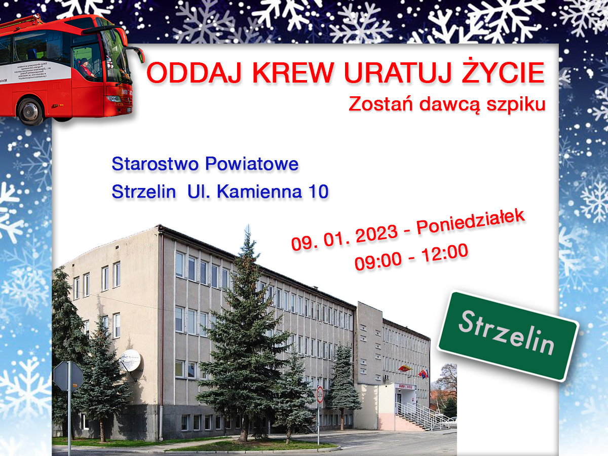 Zmiana miejsca akcji w Strzelinie!