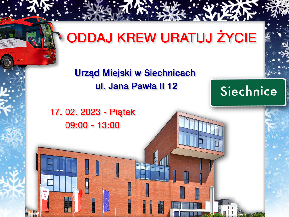 Akcja w Siechnicach - zapraszamy