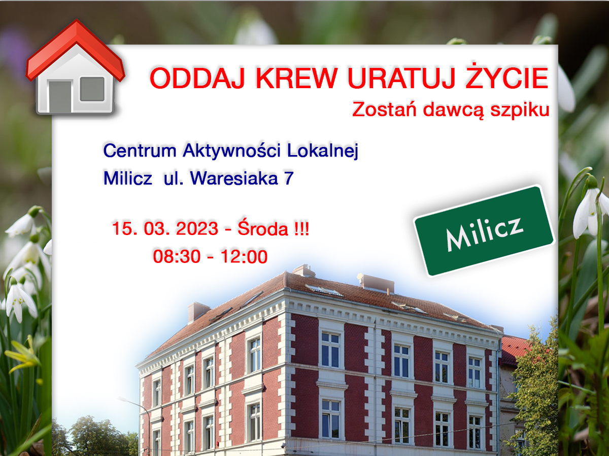 Akcja w Miliczu - 15.03.2023 r.