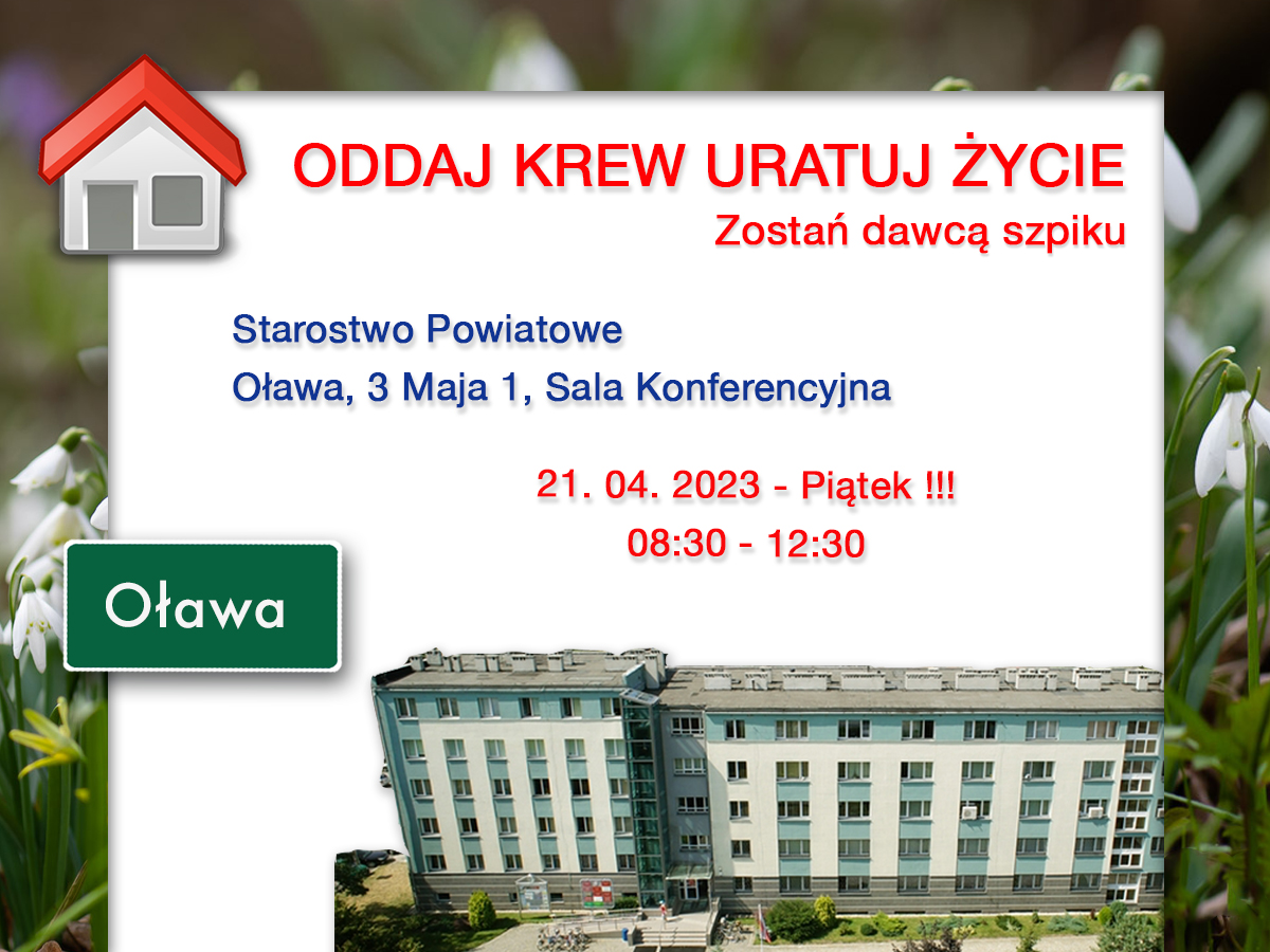 Akcja krwiodawstwa w Oławie