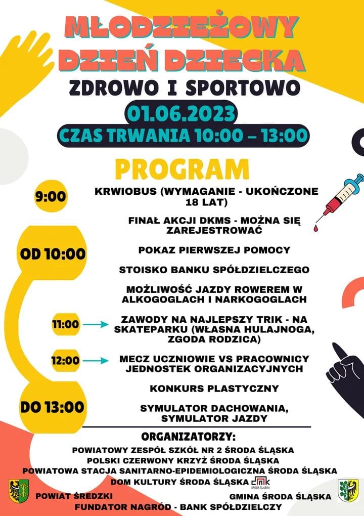Akcja krwiodawstwa w Środzie Śląskiej - 1.06.2023 r.