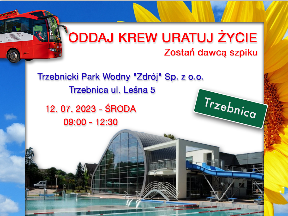 Akcja krwiodawstwa w Trzebnicy - 12.07.2023 r.