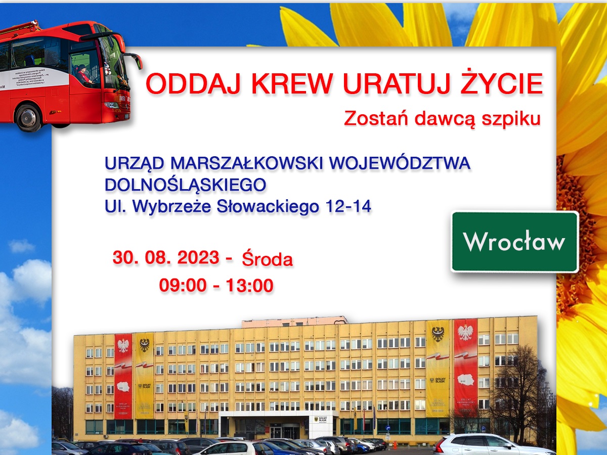 Dziś spotkacie nas przy Urzędzie Marszałkowskim