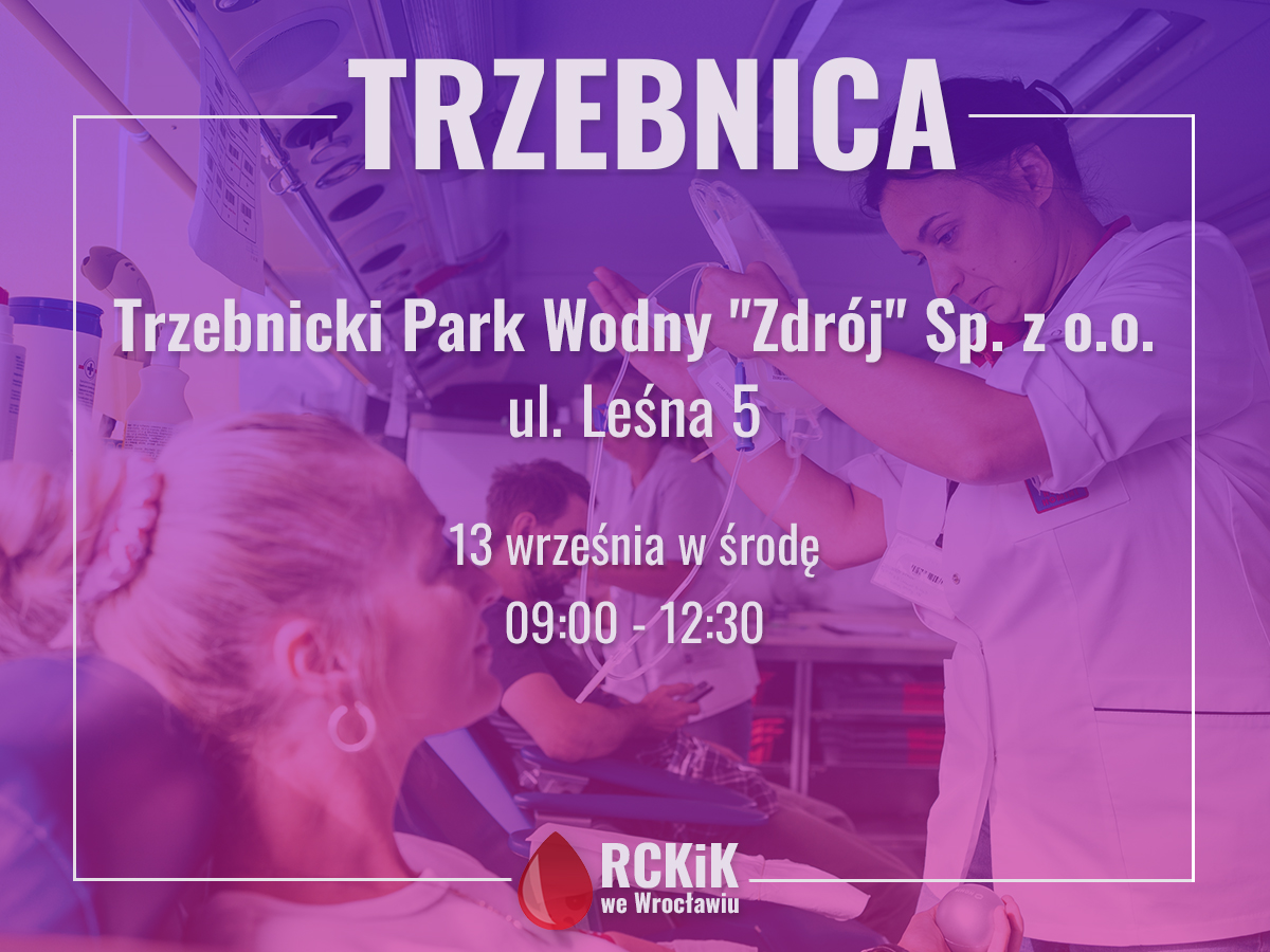 Akcja krwiodawstwa w Trzebnicy - 13.09.2023 r.