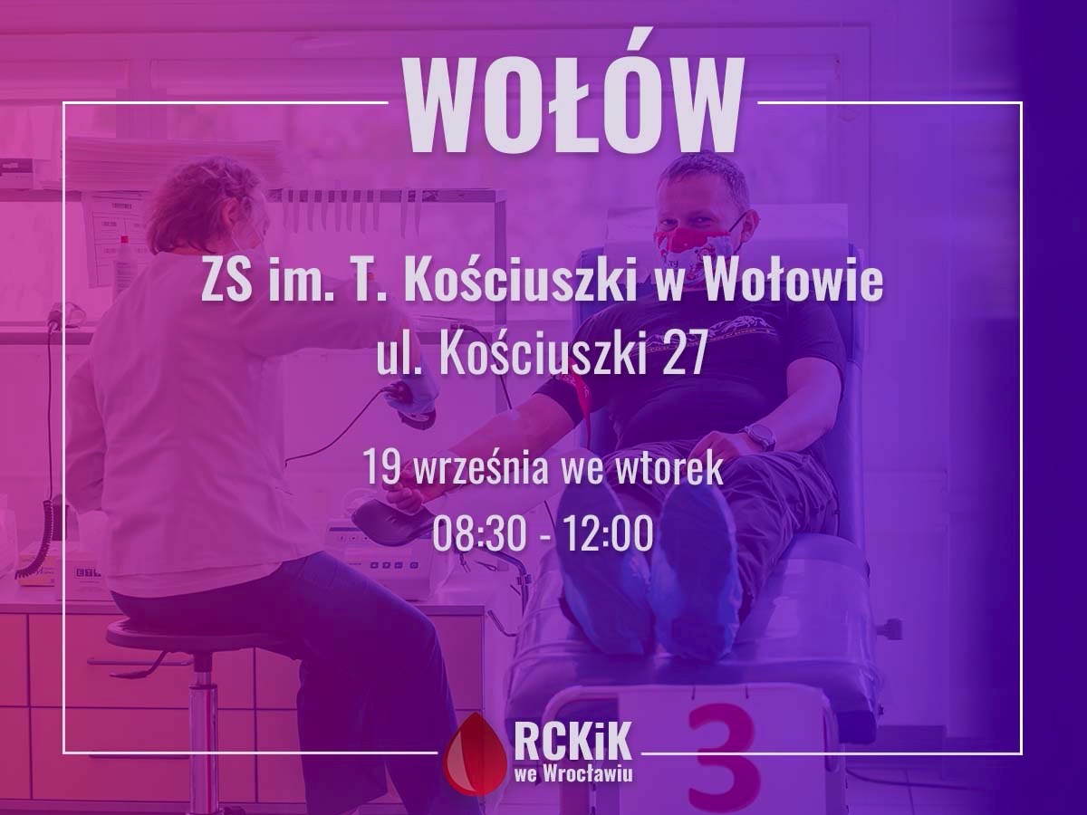 Zapraszamy na akcję do Wołowa