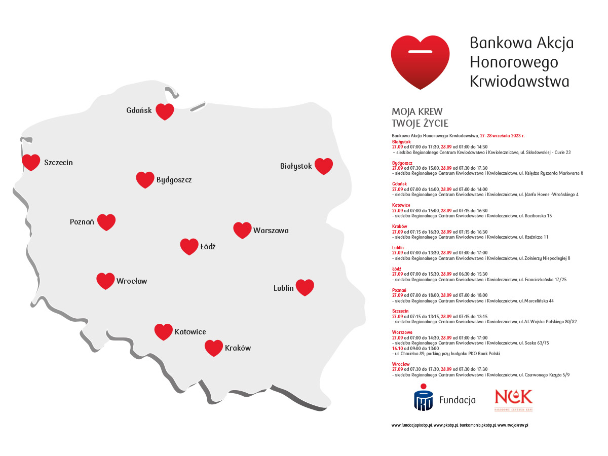 Bankowa Akcja Honorowego Krwiodawstwa we Wrocławiu - 27-28.09.2023 r.