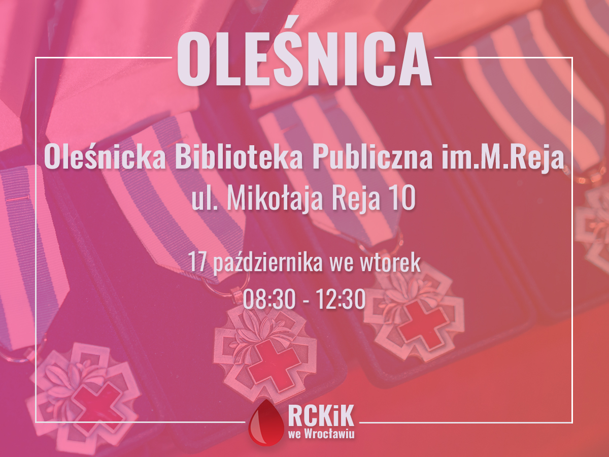 Akcja krwiodawstwa w Oleśnicy