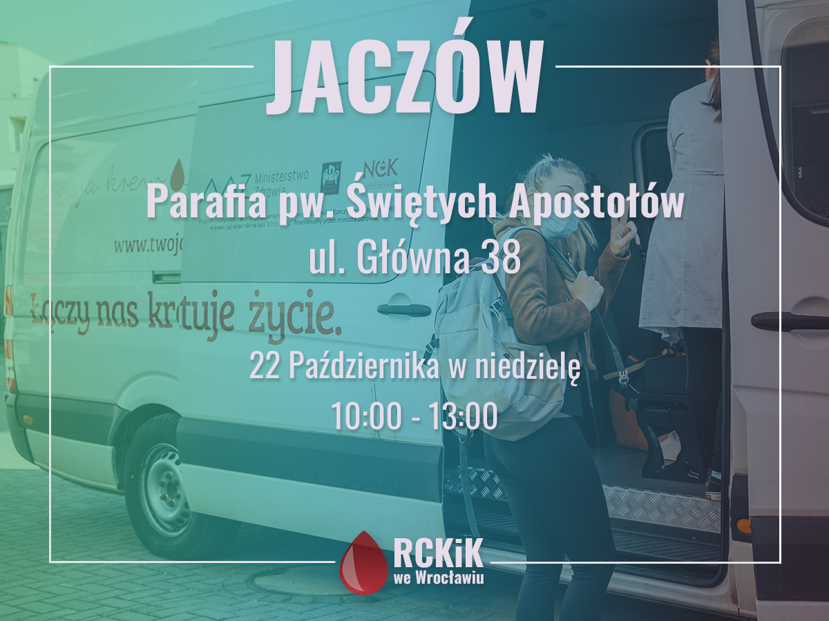 Akcja krwiodawstwa w Jaczowie - 22.10.2023 r.