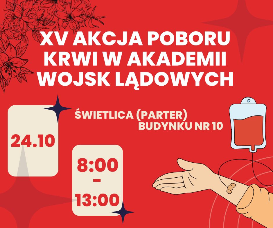 Akcja krwiodawstwa w AWL - 24.10.2023 r.