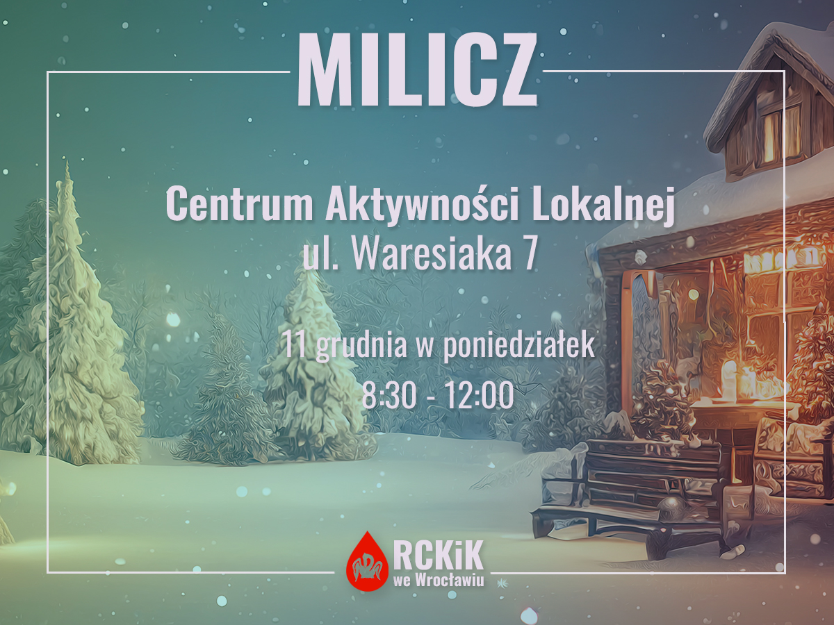 Poniedziałek zaczynamy akcją w Miliczu