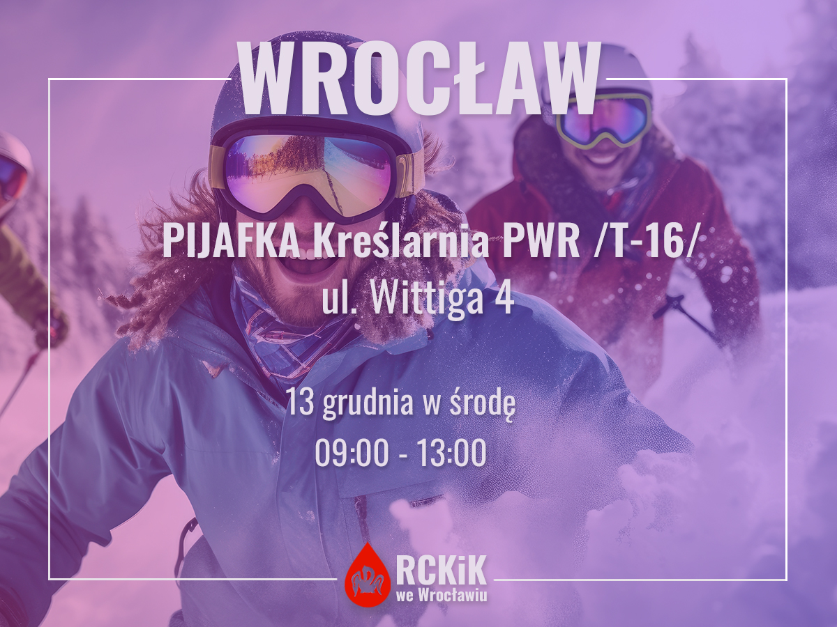 Akcja krwiodawstwa "na Tekach" - 13.12.2023 r.