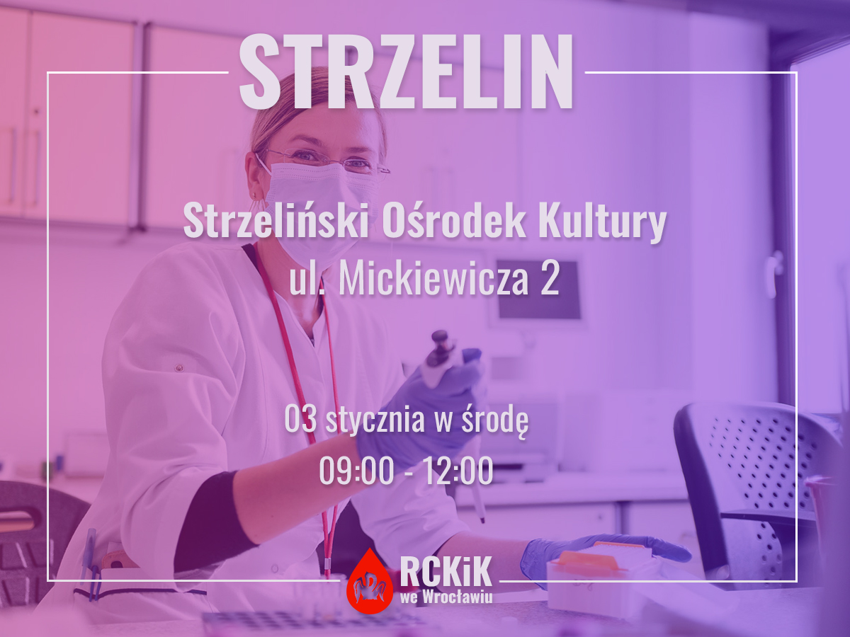 UWAGA! Zmiana miejsca akcji w Strzelinie