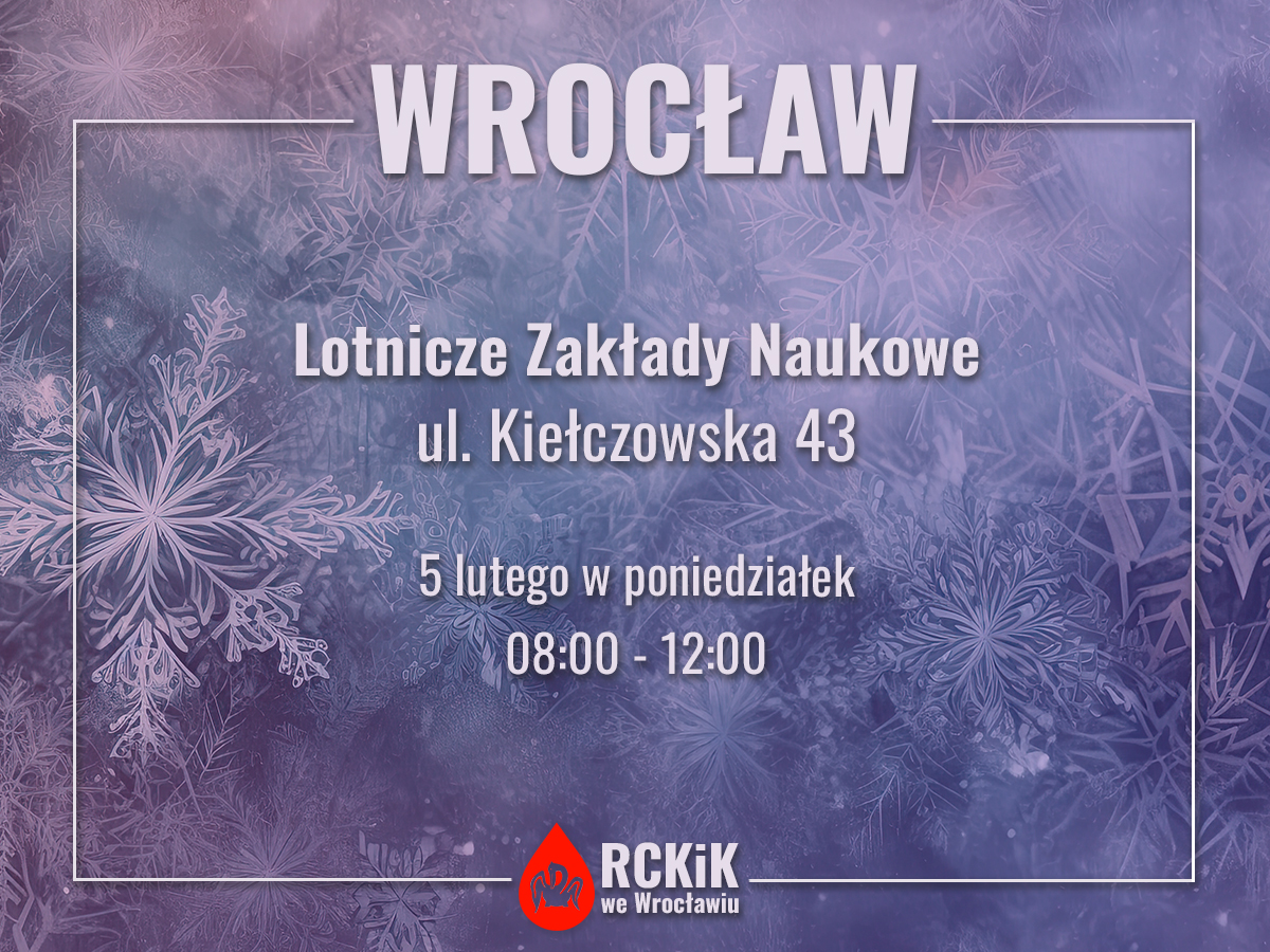 Akcja krwiodawstwa w LZN we Wrocławiu - 5.02.2024 r.