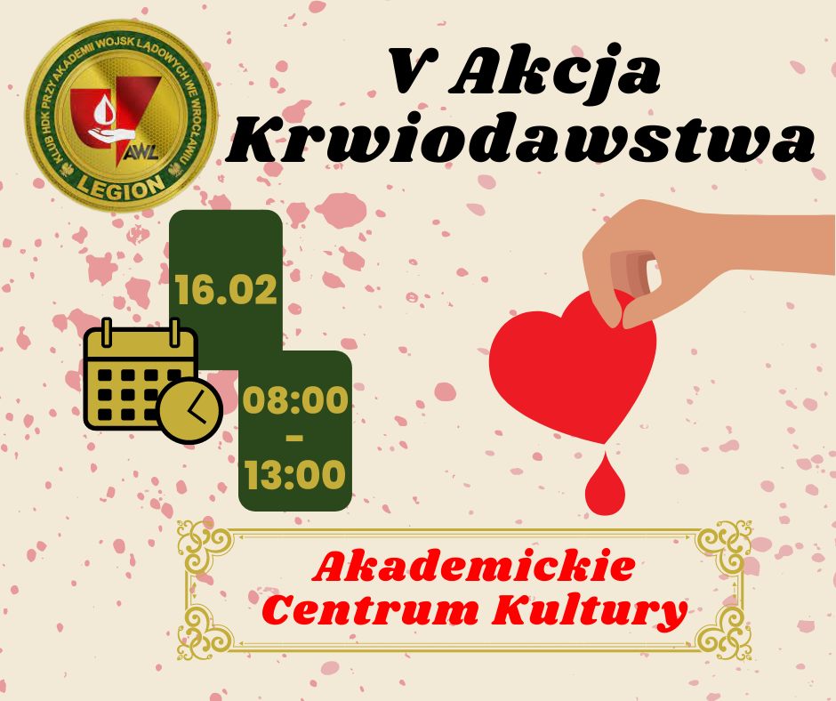 Akcja krwiodawstwa w AWL - 16.02.2024 r.